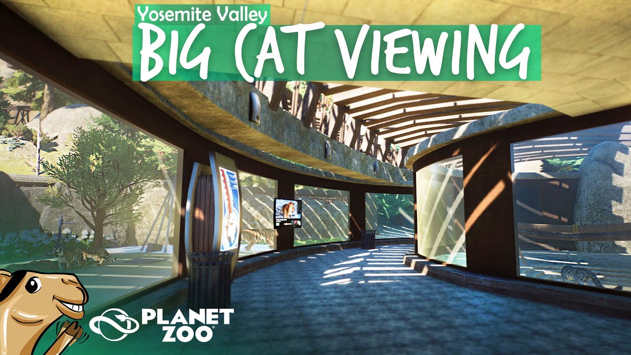 BIG CAT Viewing Gallery - Yosemite Valley Zoo - Planet Zoo Speedbuild