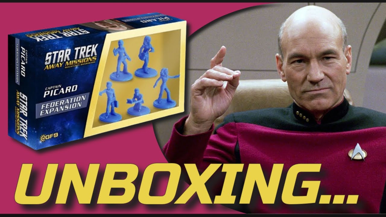 Star Trek Away Missions - Captain Picard - Federation Expansion - Unboxing