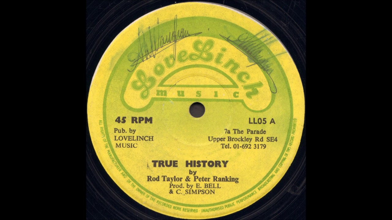 Rod Taylor & Peter Ranking ‎- True History