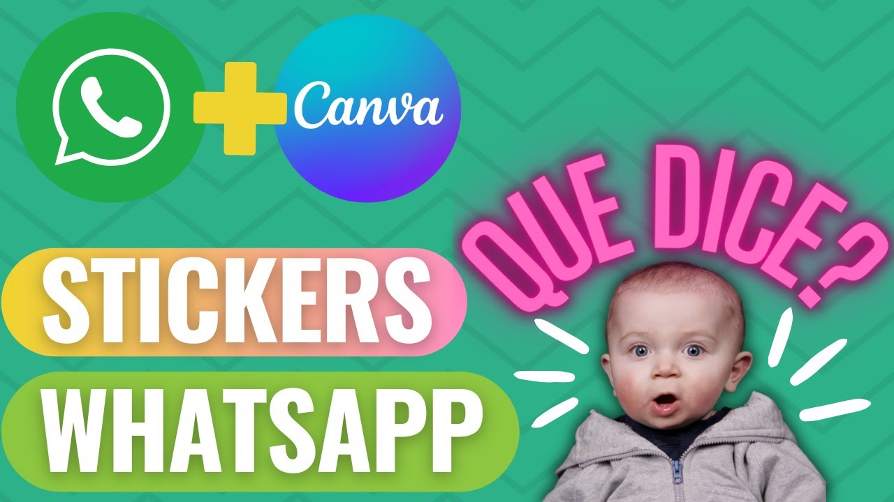 Como crear STICKERS ANIMADOS para WhatsApp con Canva - Gratis!