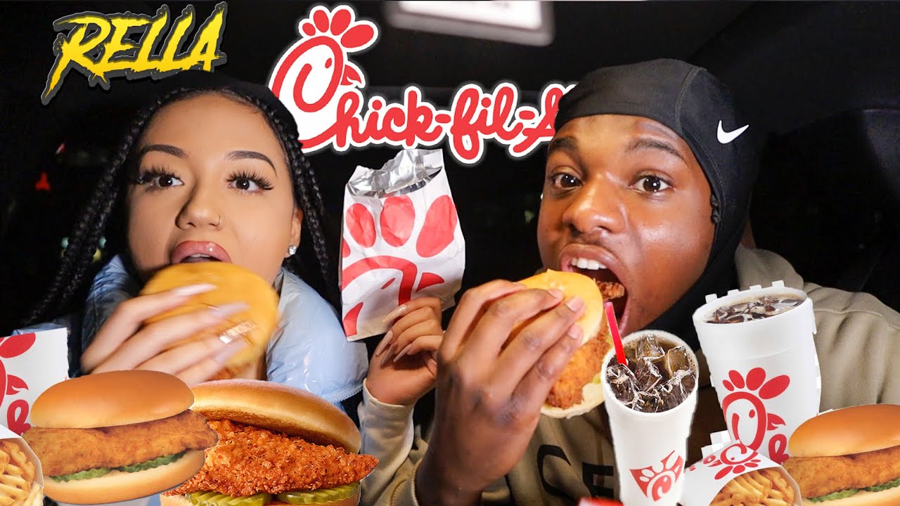 Chick-Fil-A MUKBANG Я рассказал ей о своей любви к знаменитости, и это случилось... *Мы расстались*