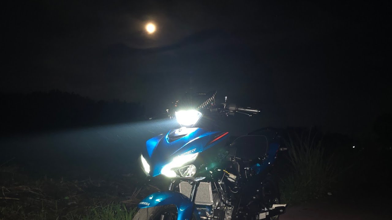 Yamaha Sniper 155 customised low beam head light ito ang ginawa naming diskarte sa pag install.