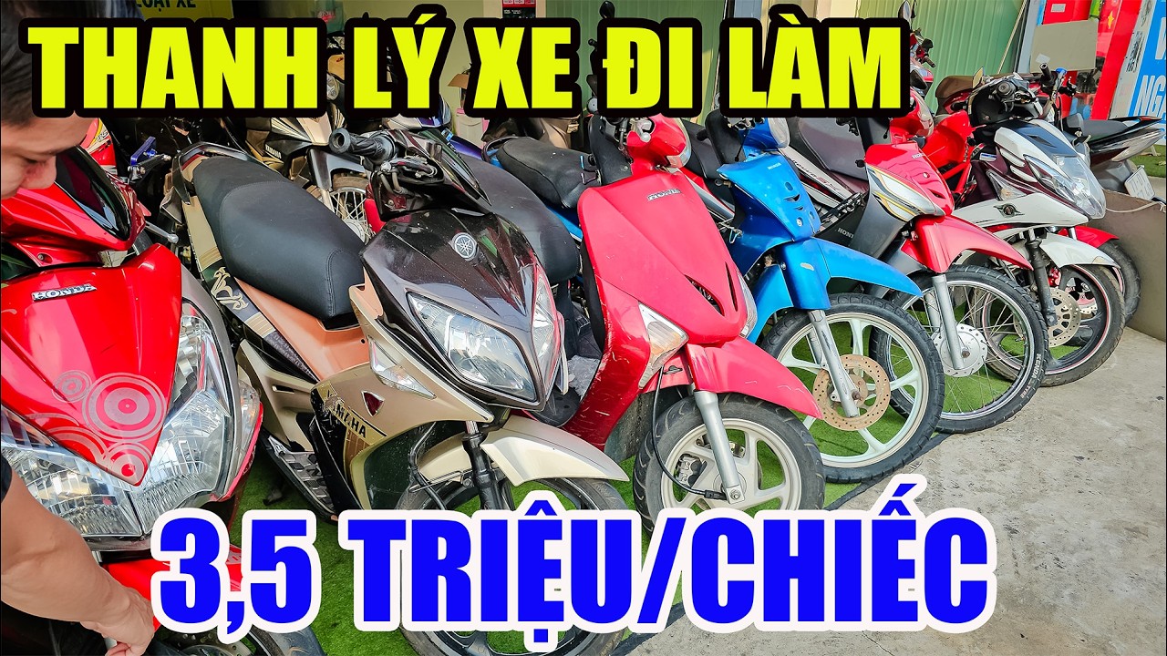 THANH LÝ WAVE 3,5TR AB 7TR SIURIUS 6,5TR NOUVO 4,3TR  XE ĐI LÀM 1 TRIỆU SHIP XE MÁY GIÁ RẺ