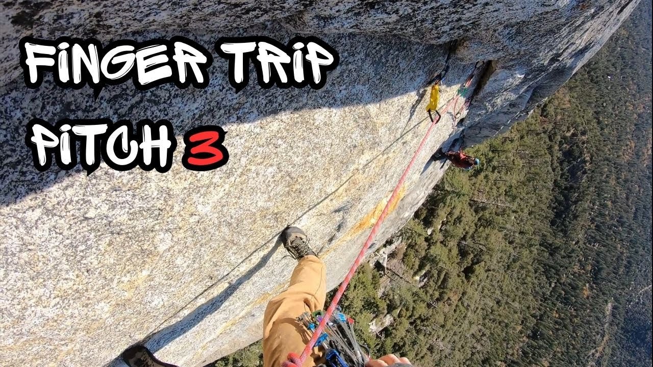 Fingertrip Pitch 3 Tahquitz Climb