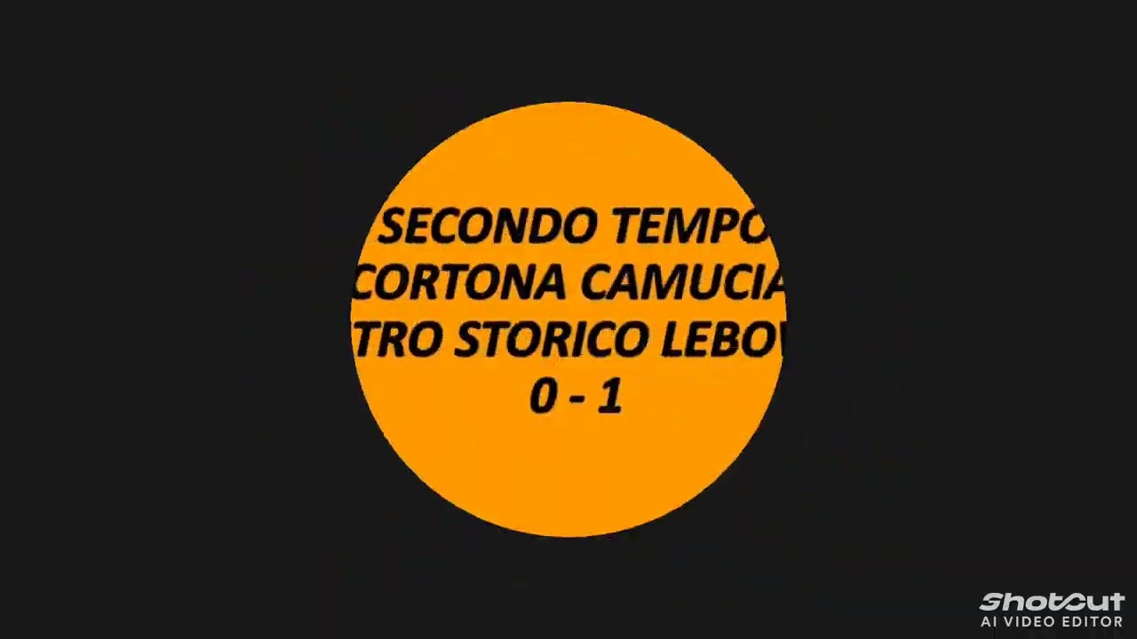Cortona Camucia - CS Lebowski  0-1 (0-1) | 15/03/2026 | 26a Giornata - Promozione Toscana - Girone C