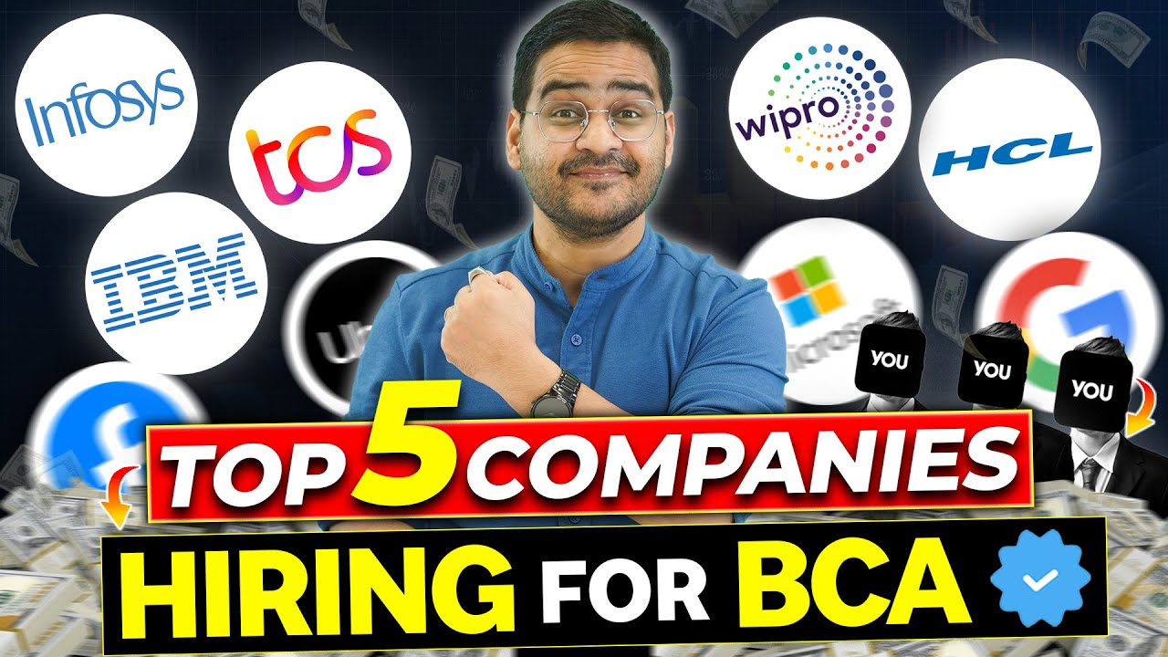 💥Top 5 Companies Hiring BCA Graduates✅Best BCA Job Opportunities! #bca #bcajobs #bcastudents #viral