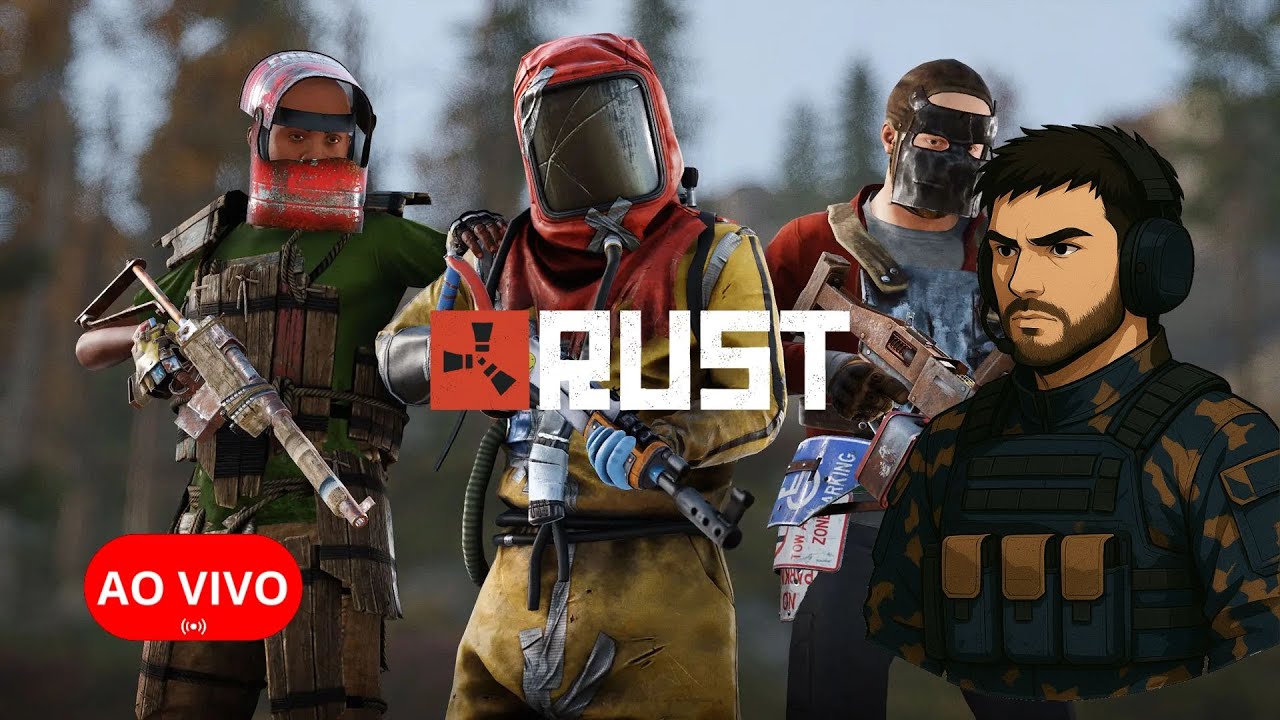 NOVO NO RUST JOGANDO SOLO SERVER PVE l Rust- Live 162