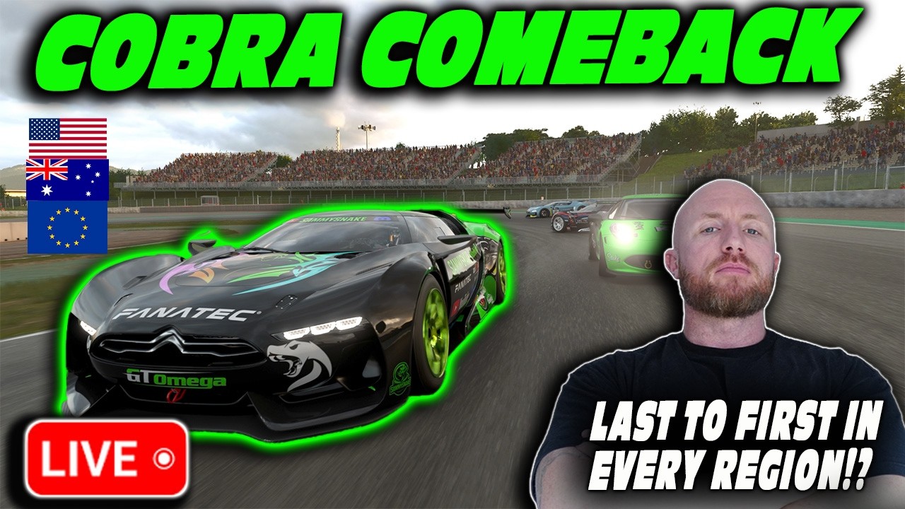 COBRA COMEBACK LIVE 🐍 | Last to First at Catalunya (No Chicane) | GT7 Gr.4