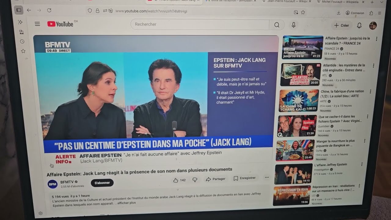 Affaire Epstein : le double lapsus de Jack Lang
