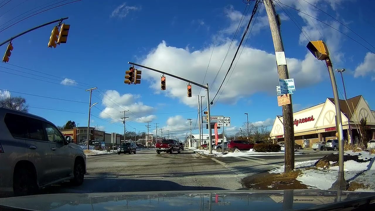 Driving from North Providence to Smithfield, Rhode Island