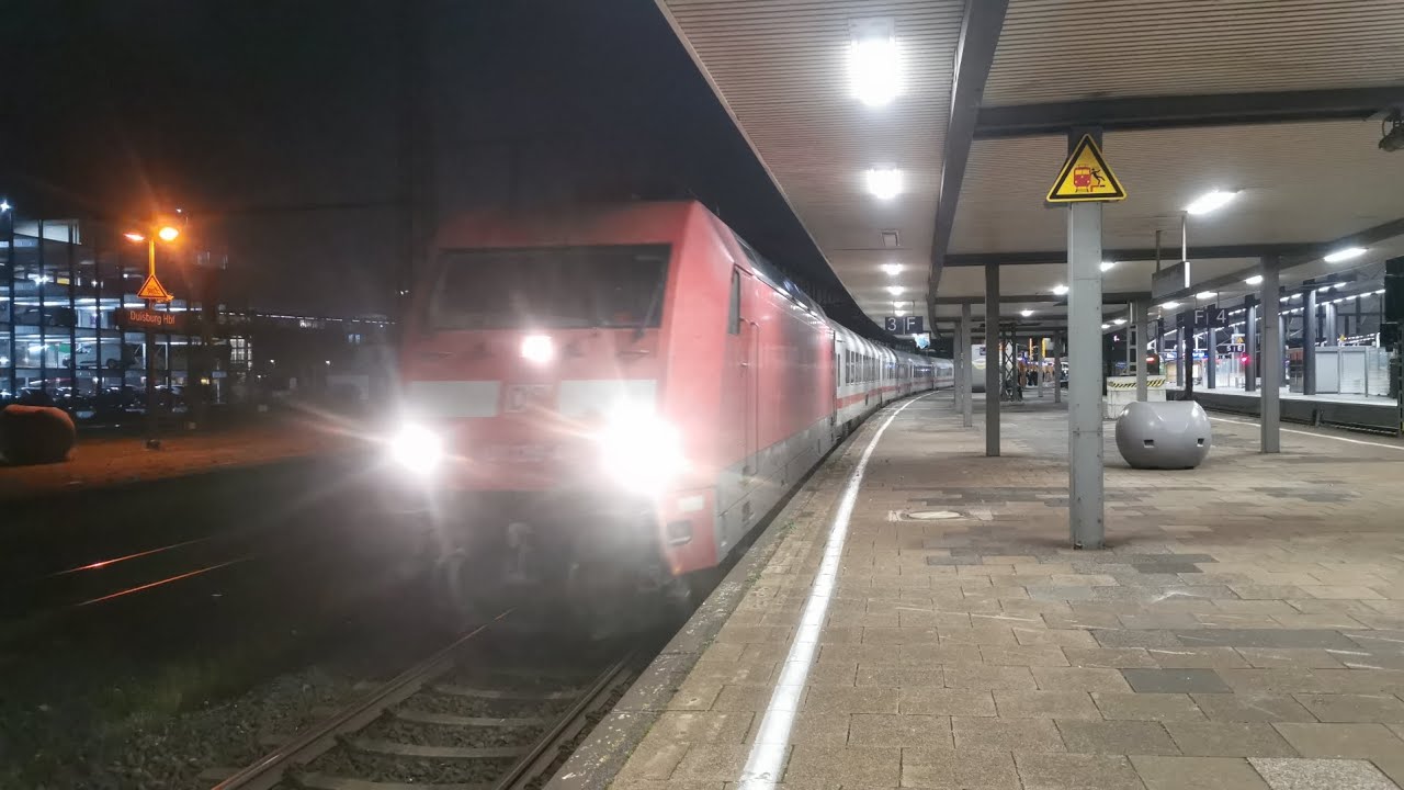 Br101 120 Ex Rheingold & Ex Geldbeutel fährt aus Duisburg am IC2152