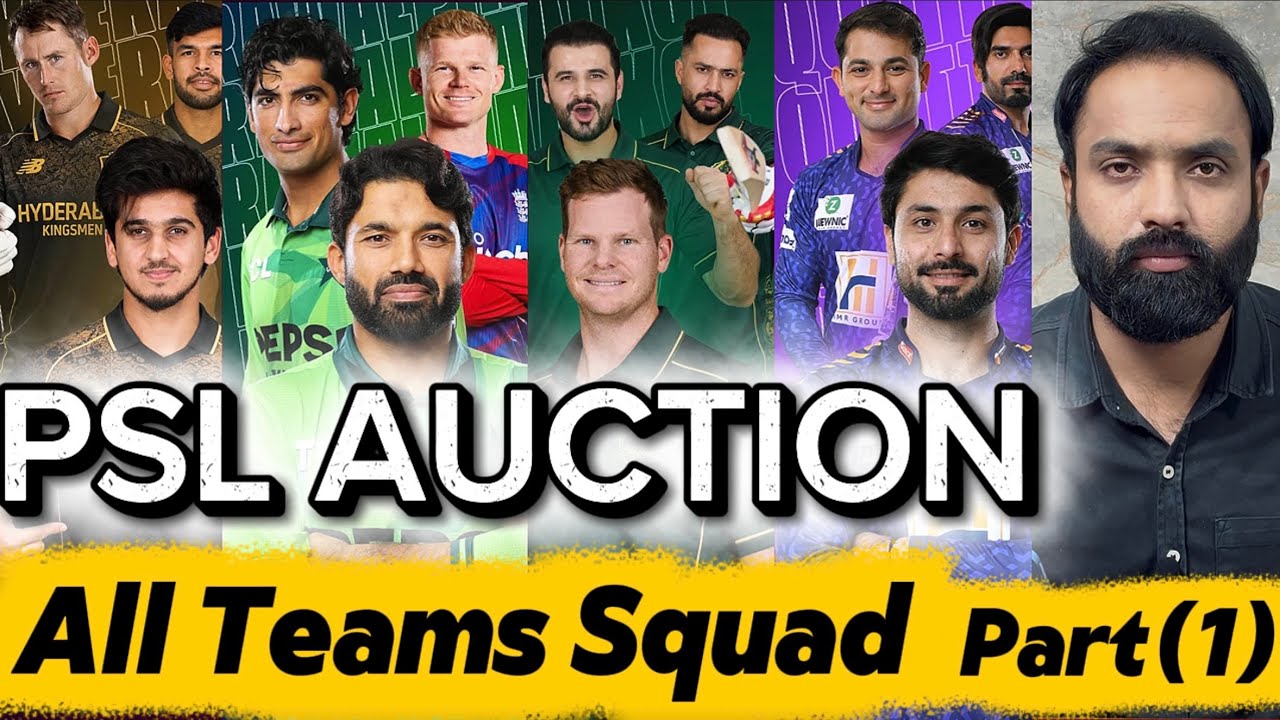 PSL Player Auction 2026 | All Teams Squad Review (Part 1) | Fearless with Aitzaz