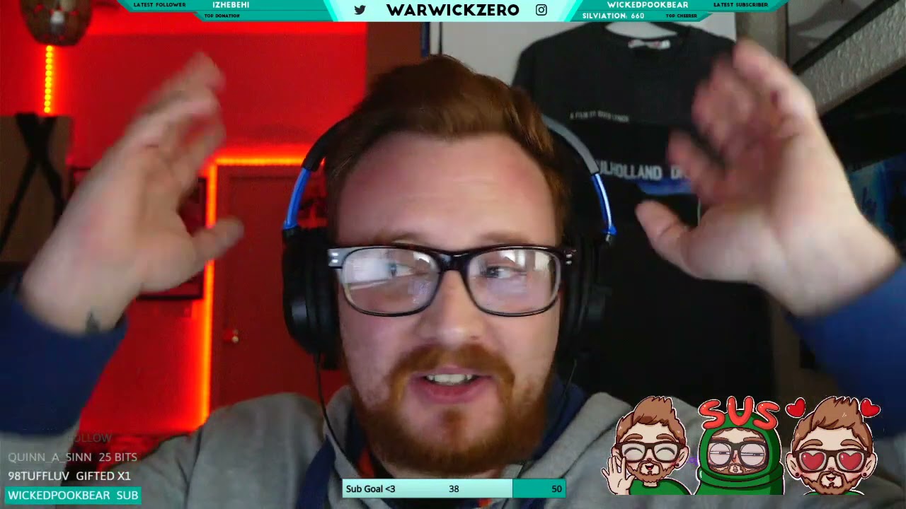 WarwickZero plays Phasmophobia and Among Us with 98tuffluv - Tuesday 10th November 2020 - Twitch VOD