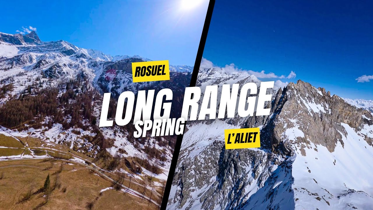 Long Range | From Rosuel (1556m) to L'Aliet (3109m) 7,7Km Flight | 4K FPV DRONE