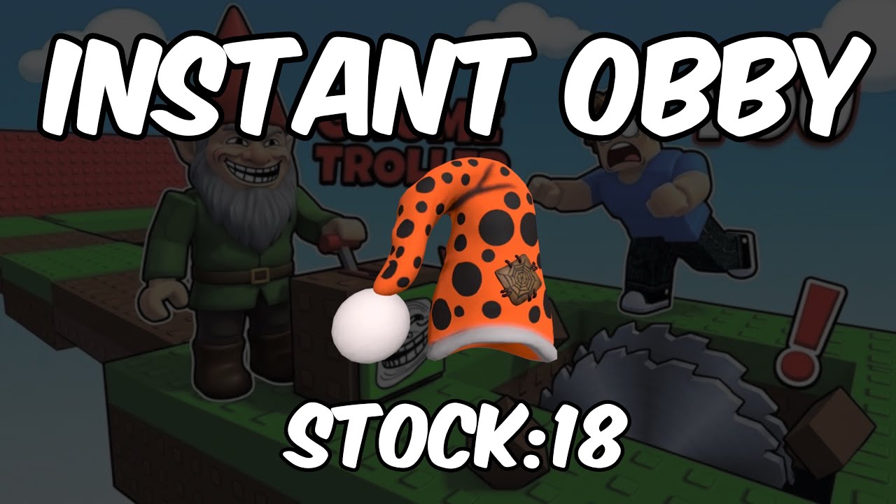 [FREE UGC] Gnome Troll Obby script - INSTANT OBBY - ALMOST INSTANT