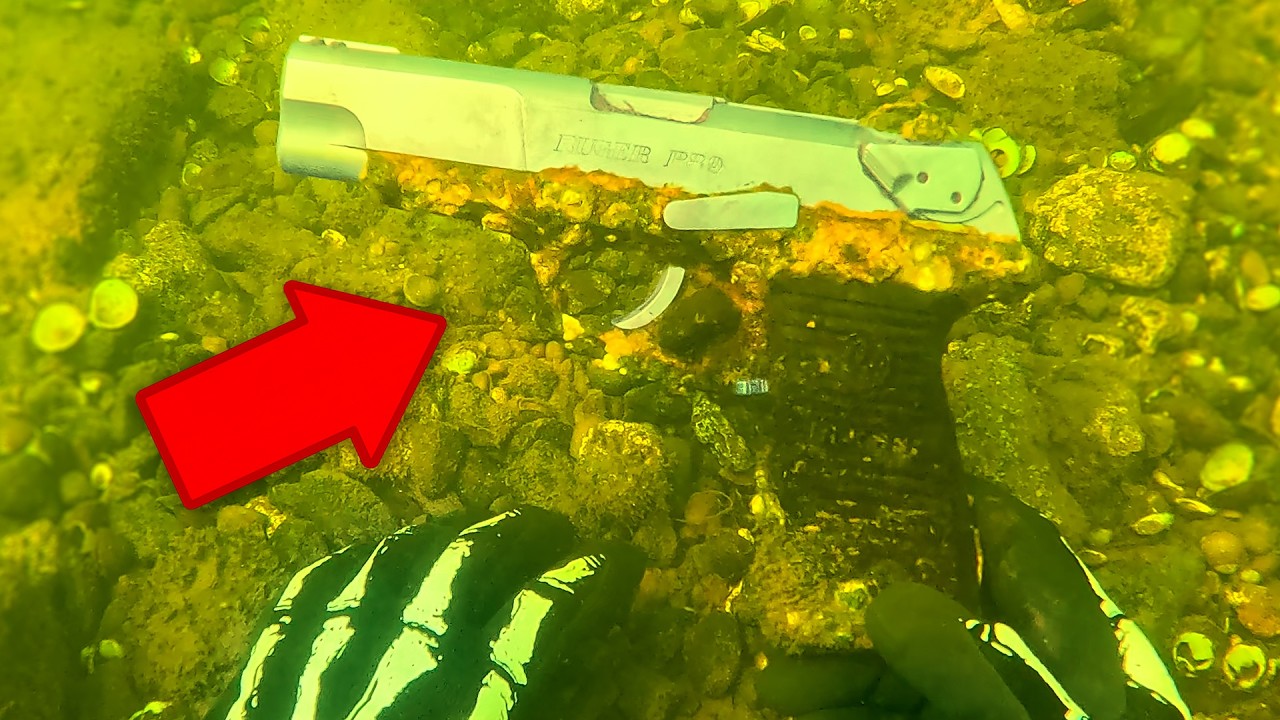 Found Possible Murder Weapon Underwater in River! (Scuba Diving)