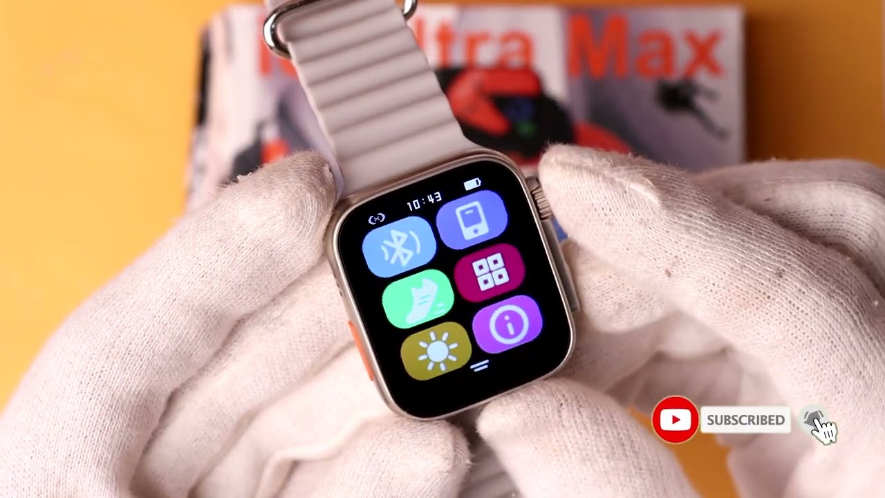 How to Power On i8 Ultra Max Smart Watch