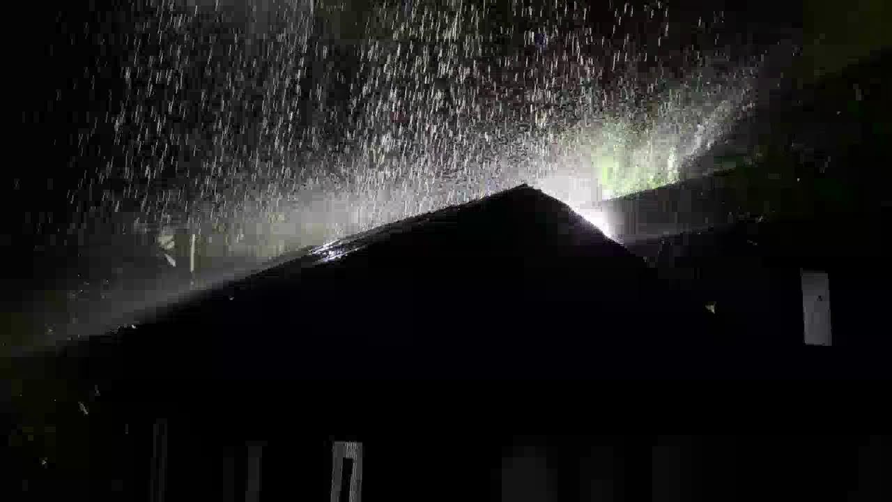 Night Rain on Tin Roof 🌙 Sleep Calm and Deep