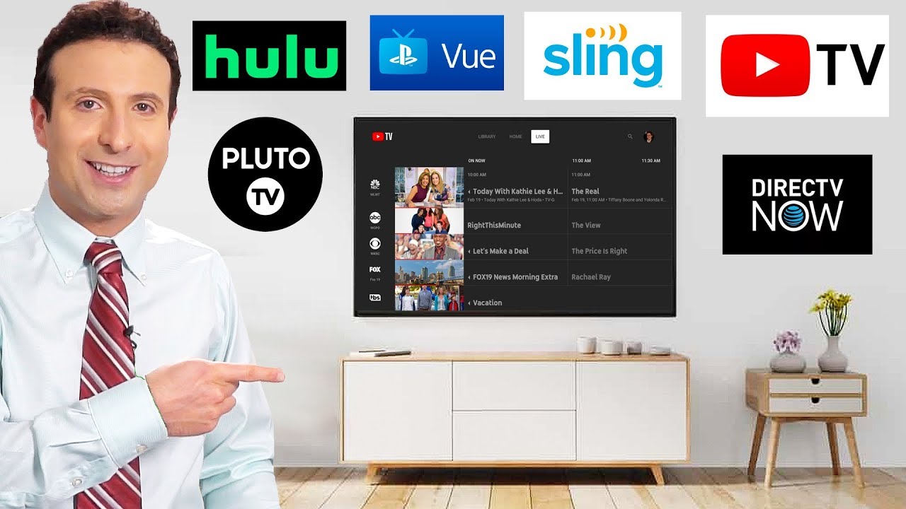 BEST LIVE TV STREAMING SERVICE (HONEST REVIEW) - YouTube TV, Hulu Live, Sling, DIRECTV NOW, PS VUE