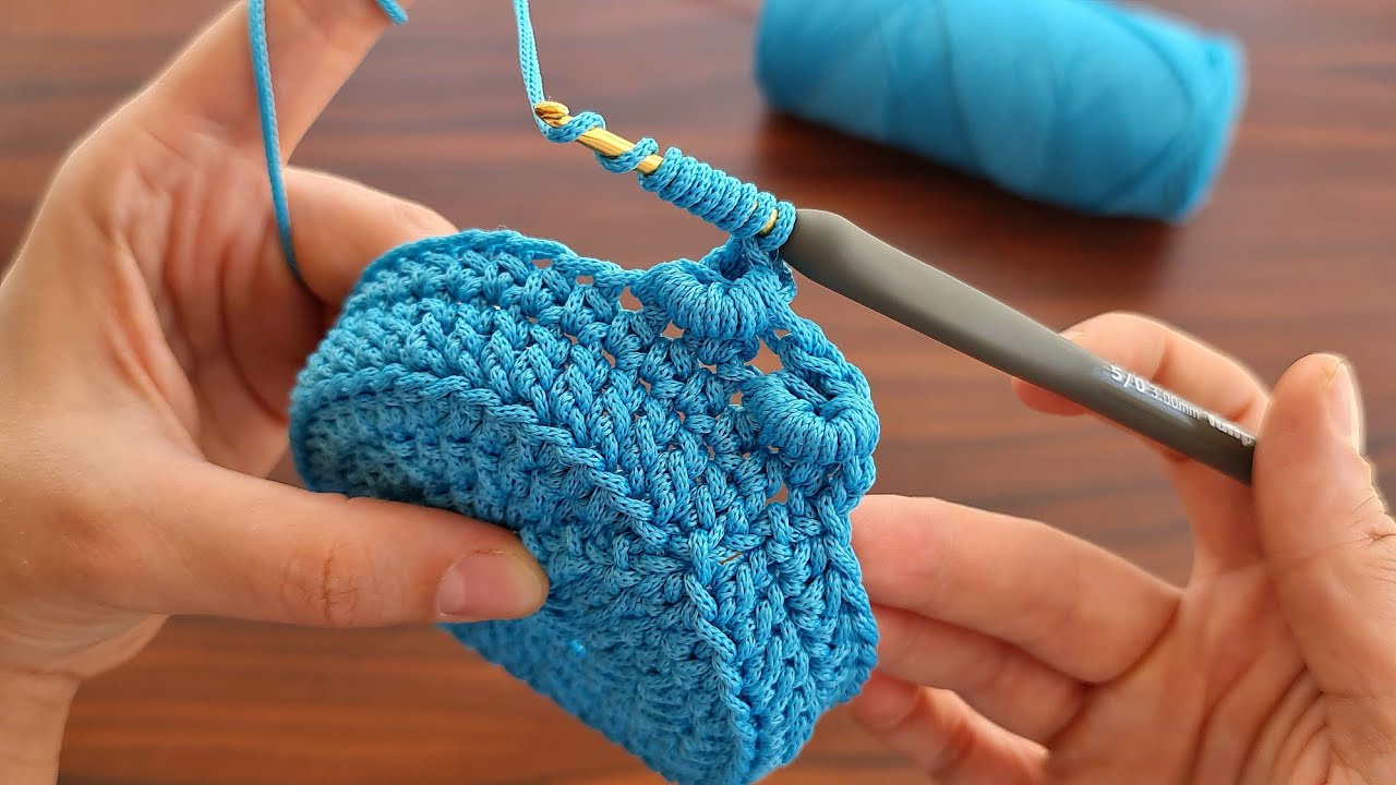 Wow!! how to make eye-catching crochet 🥰 Super easy Very useful crochet decorative basket making.