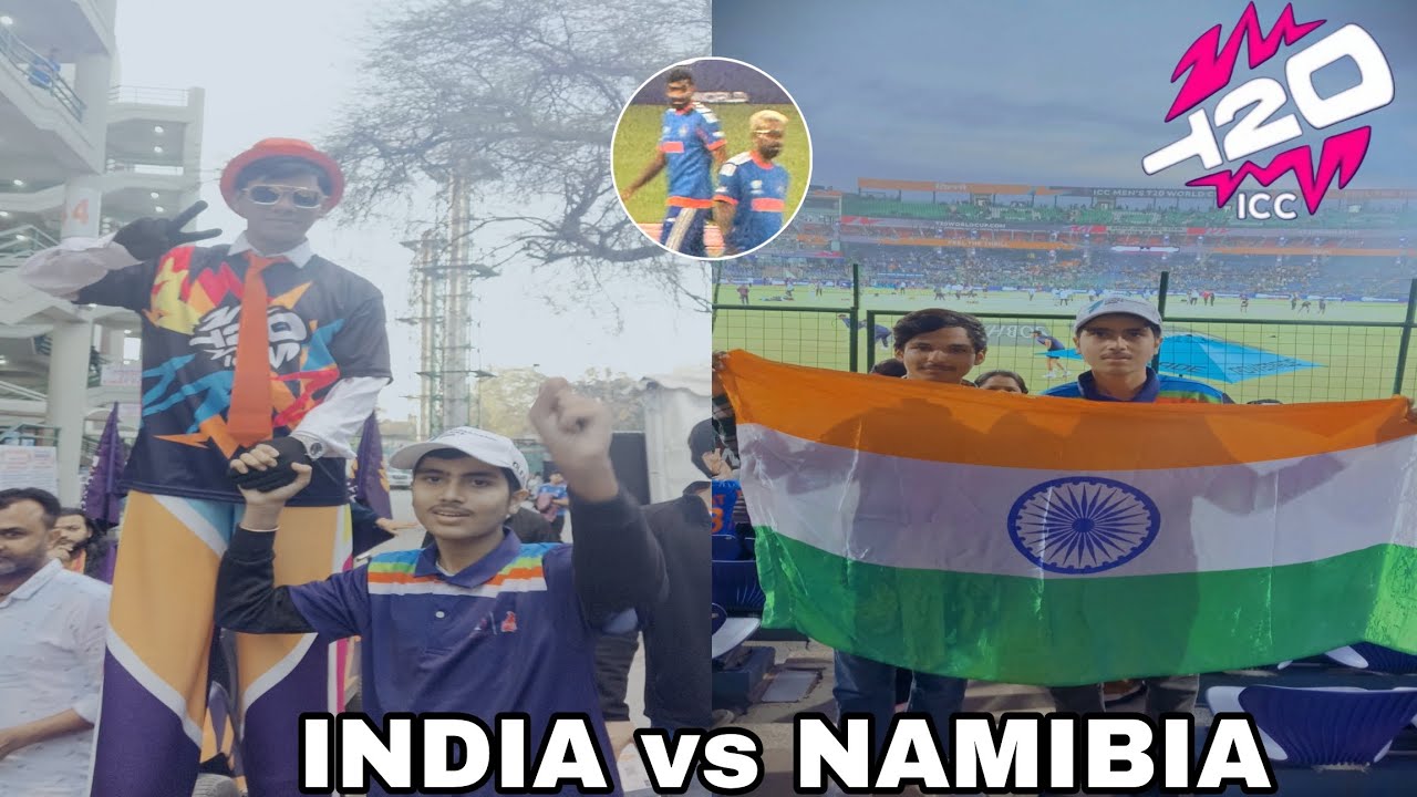 ICC T20 World Cup 2026 | INDIA vs NAMIBIA | Arun Jaitley Stadium 😀