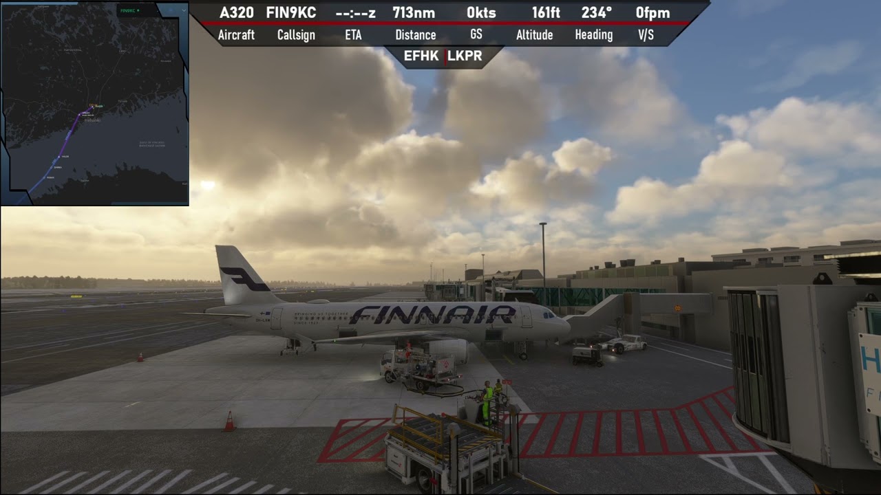 FIN9KC A321 | EFHK (Helsinki-Vantaa) → LKPR (Prague Václav Havel)