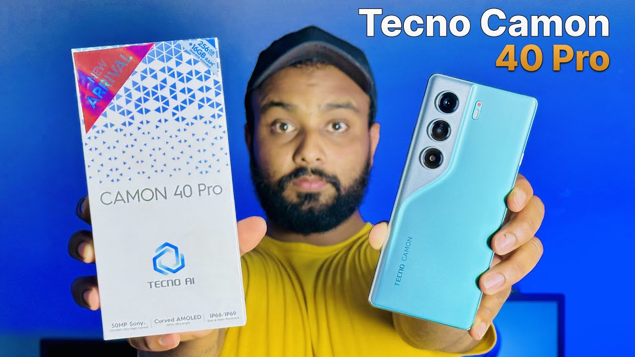 Tecno Camon 40 Pro Unboxing and Review | Sony 50MP OIS, IP69, 5200Mah Battery⚡️