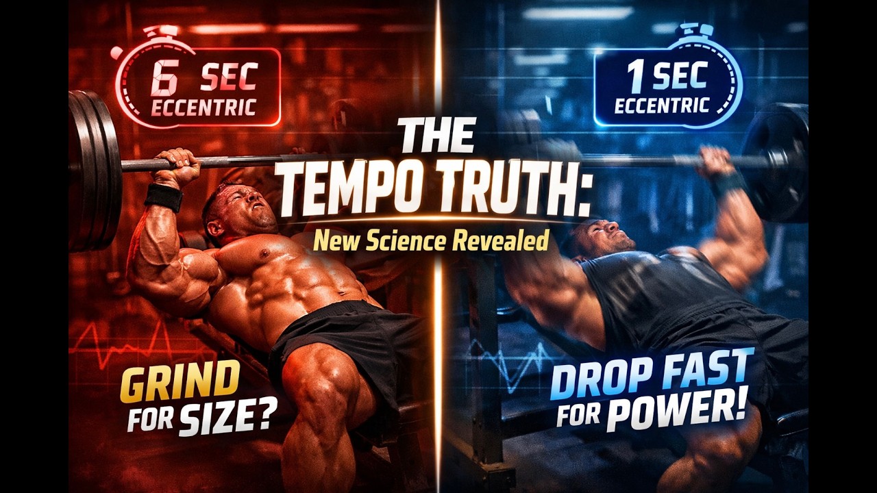 How Fast Should You Lower the Weight for Maximum Muscle Growth?