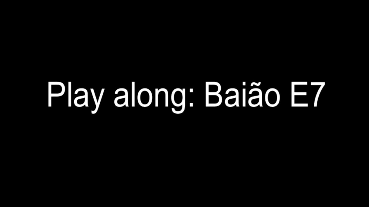 Baião E7 - backing track