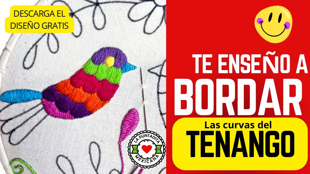 Así se borda el tenango💯✨ #bordado #bordadomexicano #embroidery #tenango #textil #viral 