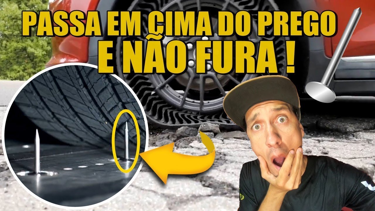 NOVO PNEU QUE N&Atilde;O FURA E N&Atilde;O USA AR - MAT&Eacute;RIA EXCLUSIVA *Flavinhoch