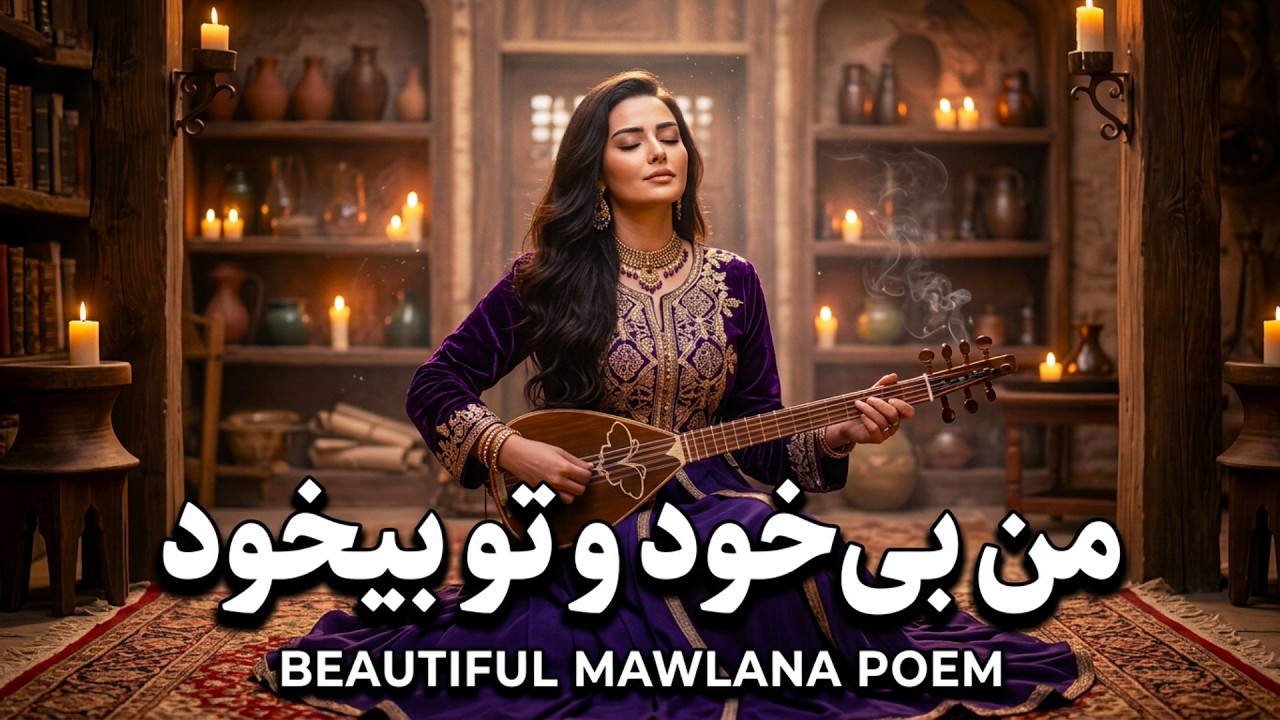 Man Bekhod o To Be Khod – Beautiful Maulana Poem | آهنگ آرامش بخش 