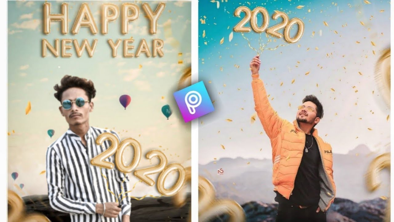 Happy new year photo editing 2020 | manipulation photo editing 2020 in picsart