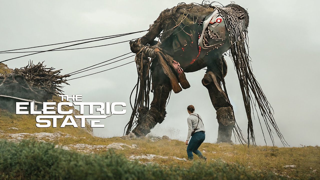 عشان توقف الحرب بين البشر والروبوتات بيتحبس جوه جهاز مدي الحياة | ملخص فيلم the electric state