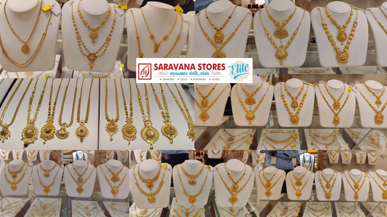3 to 4 Savaran U type & V type Haram Collections from Saravana Elite Light Weight Kerala &Cbe Haram