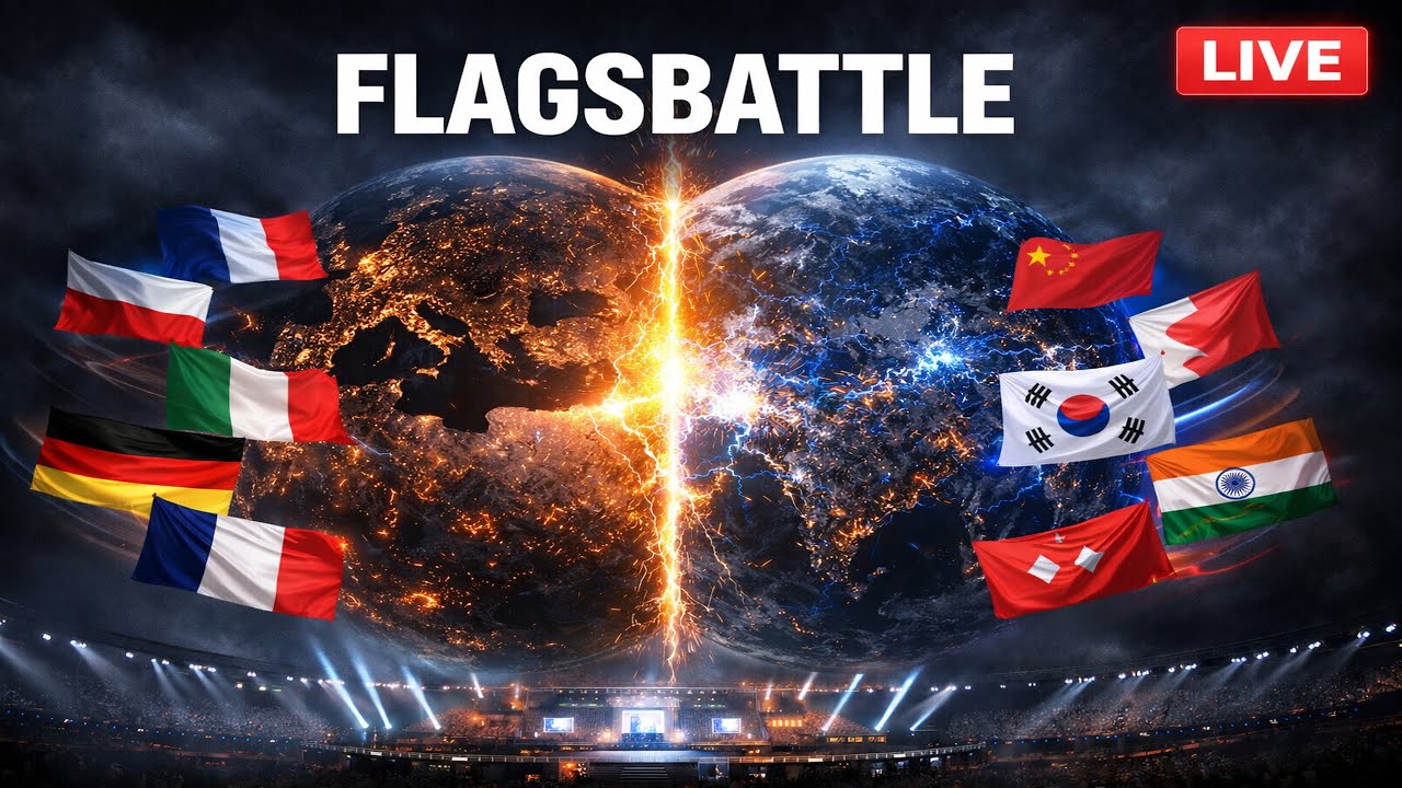 🔴 LIVE: Europe vs. Asia: The Ultimate Flag War! ⚔️ Live Simulation 01.02.2026