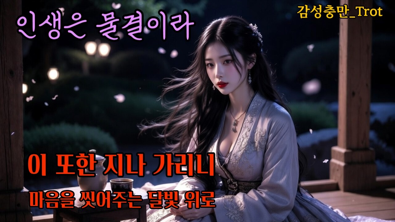 가슴 시리게 애절한 슬픈 트로트_인생은 물결이라 #트로트 #k-trot #감성트로트 #애절한노래 #슬픈노래 #슬픈트로트