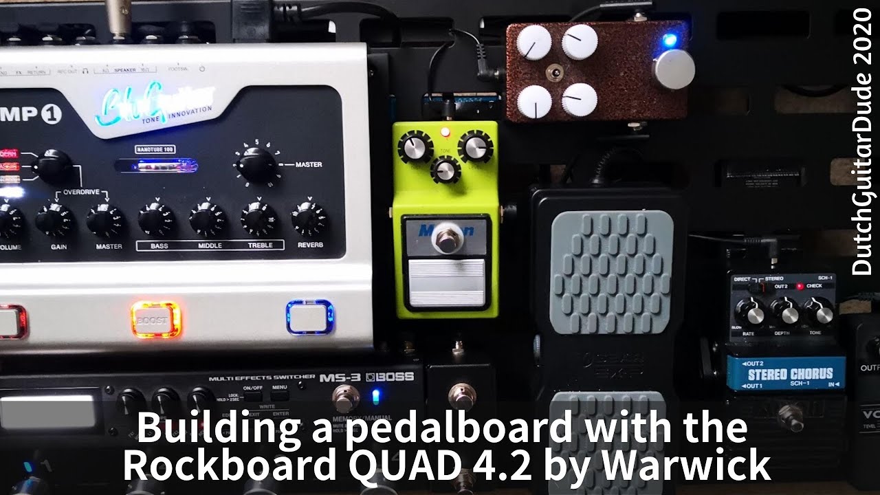 Сборка педалборда с помощью RockBoard QUAD4.2 от Warwick