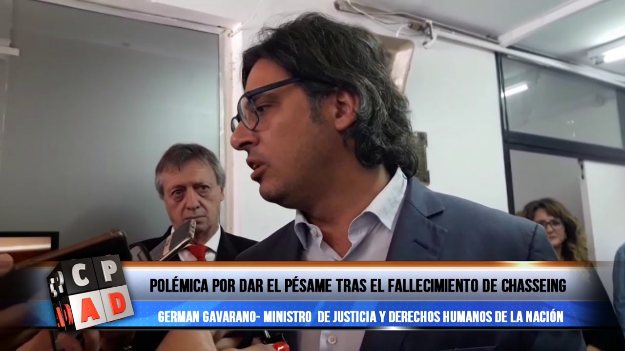 Garavano justific&oacute; el p&eacute;same que envi&oacute; a la familia de  Chasseing