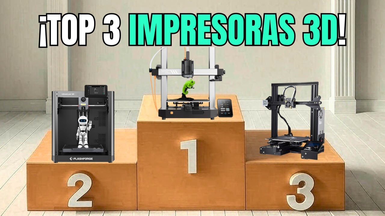 Las 3 IMPRESORAS 3D M&aacute;s Vendidas en Amazon 🖨️ [Comparativa Real 2026]