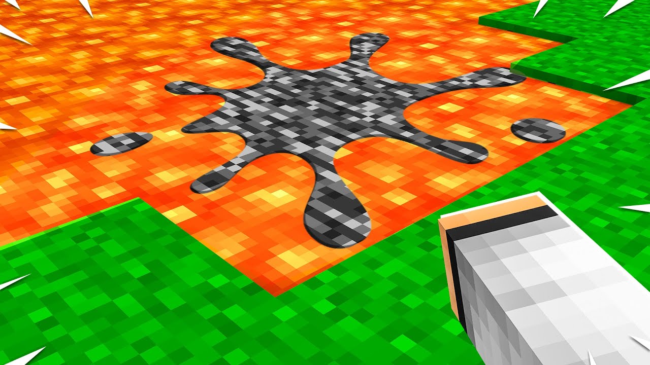 DOKUNDUĞUM HER YER BEDROCK OLDU - Minecraft