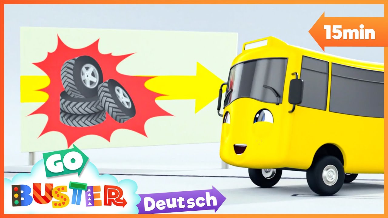 Busters neue Reifen | Go Buster Deutsch | Kinderlieder | Cartoons für Kinder