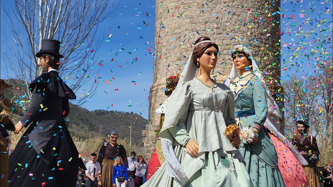 Ball dels Gegants de Sallent a la seva XXXIIª Trobada de Gegants - #Alçat24 - 24/03/2024