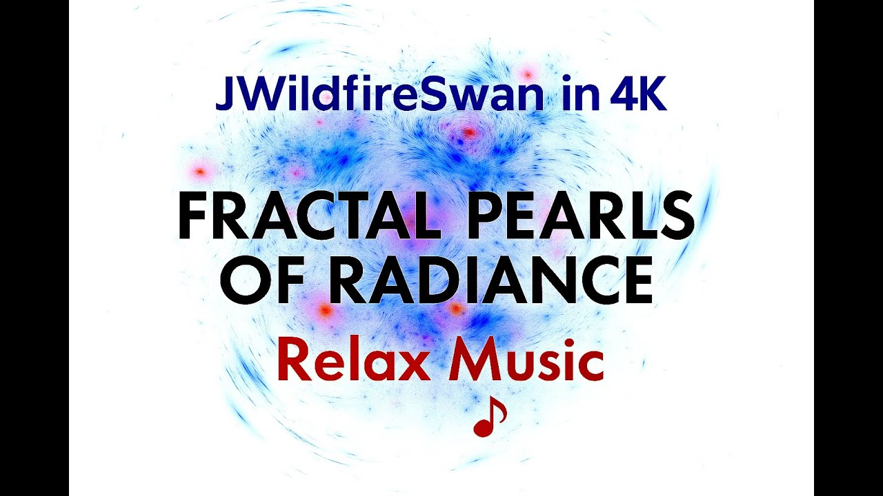 🌀🎼 0072M | 4K Motion Graphics | JWildfireSwan Fractal Landscapes | Invert Pearls of Radiance | Music