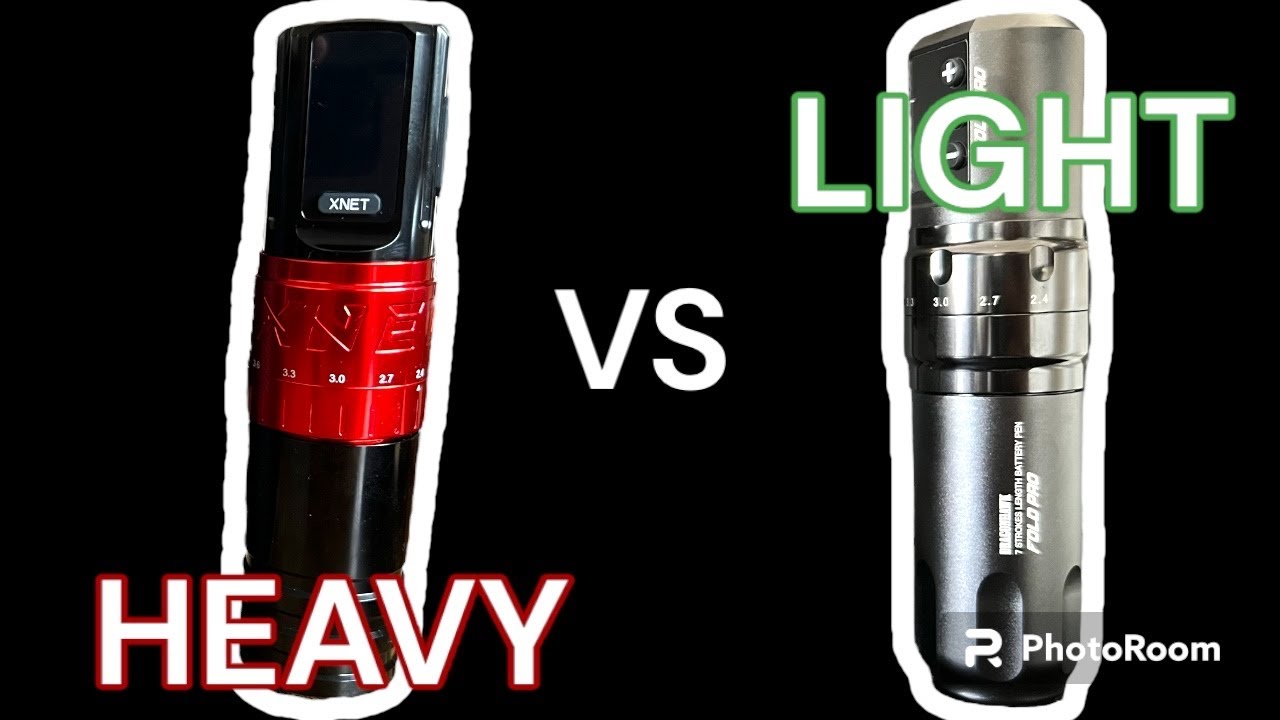 How Machine Weight Impacts Your Tattoo Game, Heavy VS Light