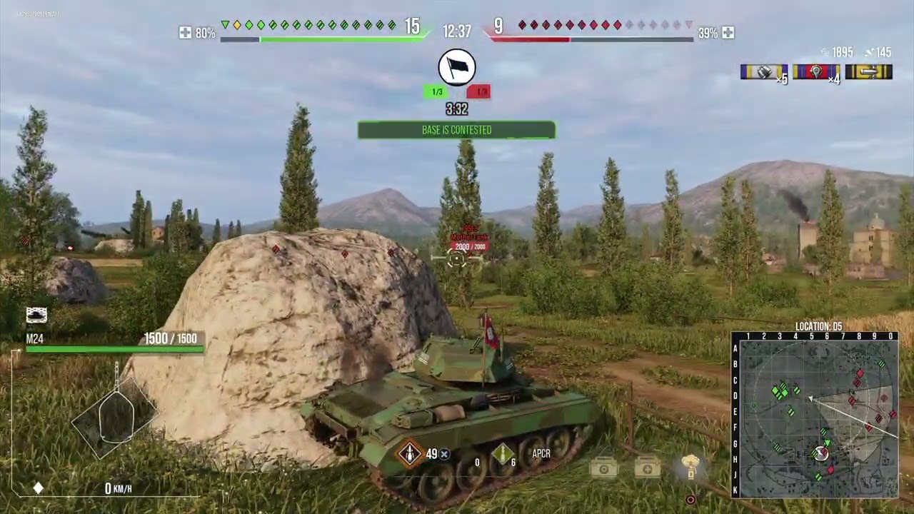 World Of Tanks Cold War My M24 Chaffee Tank At Vineyards