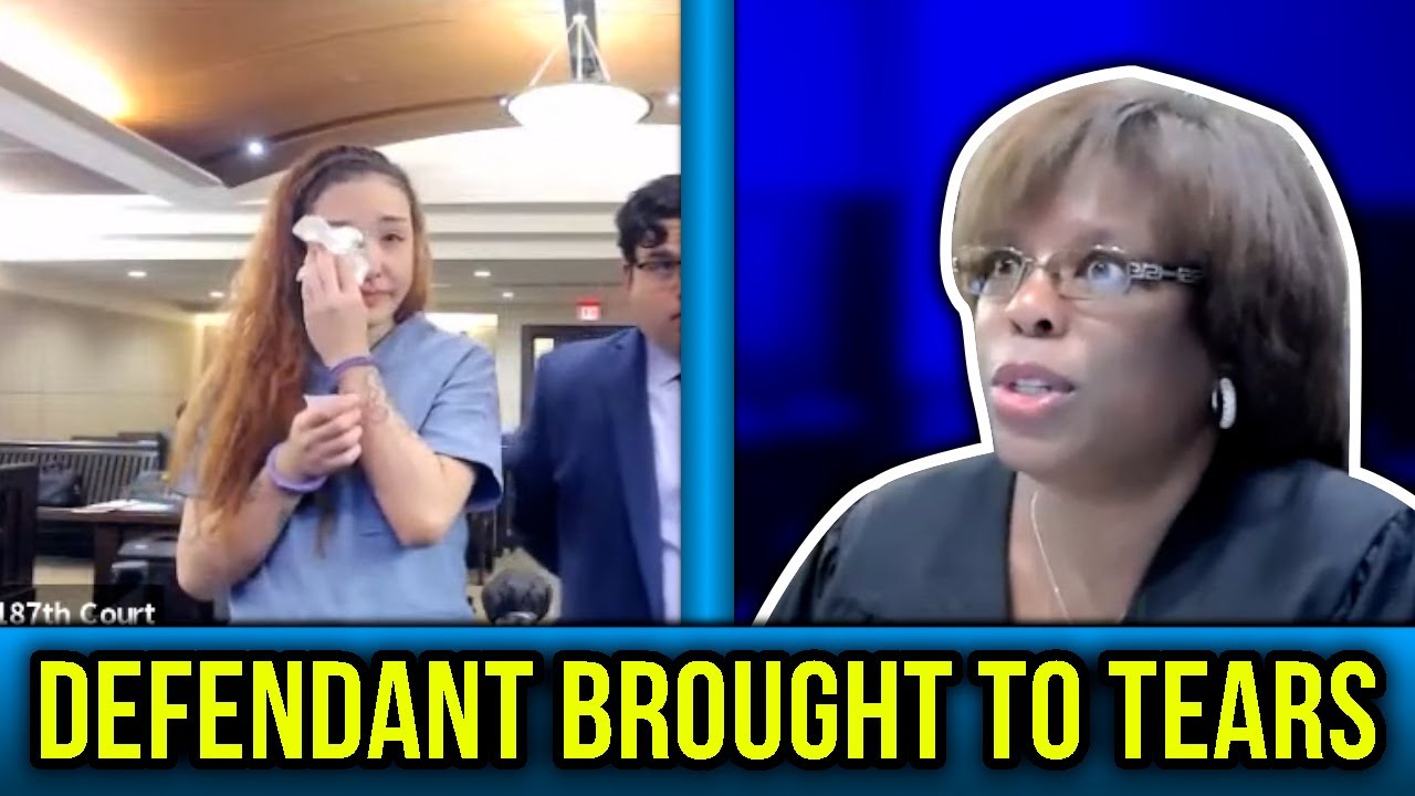 Defendant moved to tears when she learns mother called while in jail | Judge Boyd court