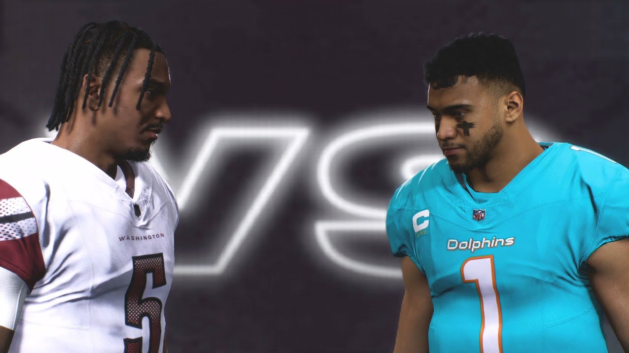 Madden NFL 25 - Washington Commanders Vs Miami Dolphins PS5 Simulation Week 11 (Madden 26 Rosters)