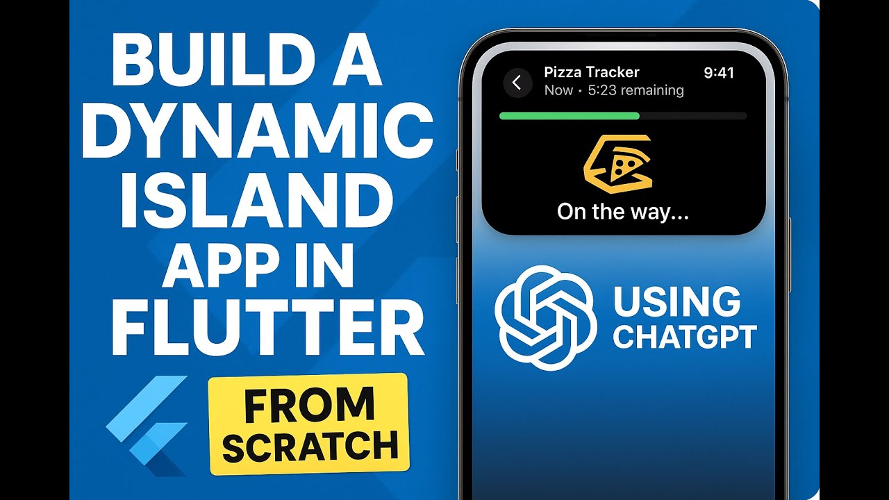Build a Dynamic Island App in Flutter from Scratch (Using ChatGPT!) | iOS Live Activities Tutorial