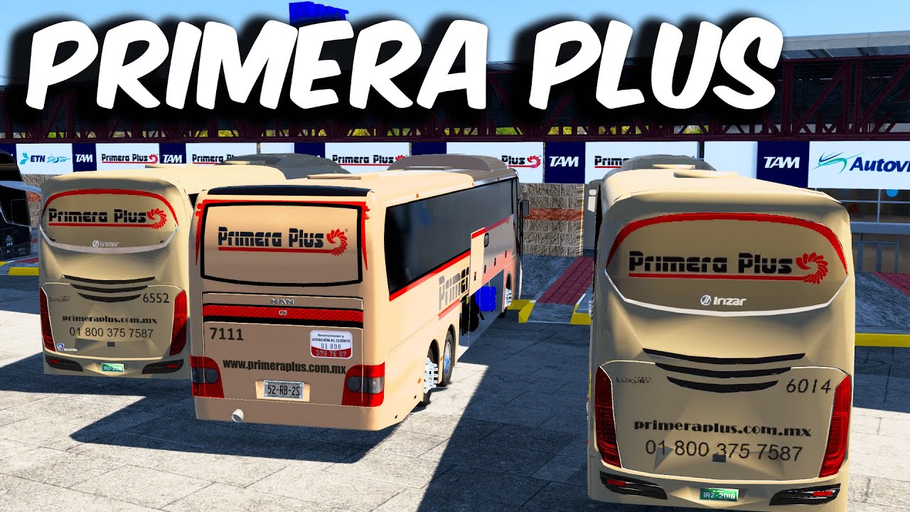 Autobús MAN Lions Coach Primera Plus hacia Morelia, Michoacán American Truck Simulator